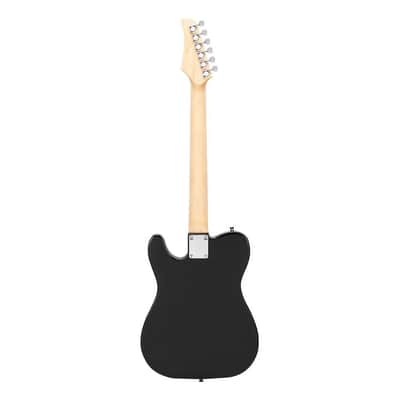 Maple Basswood Body 39" Electric Guitar Right Handed Black image 3