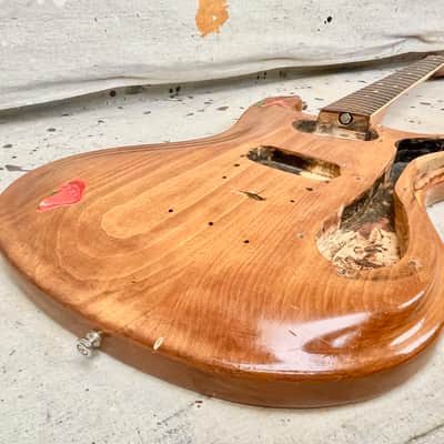1964 Mosrite Ventures Body & Neck Husk Natural Refin-Vintage 1960's for Restoration image 18