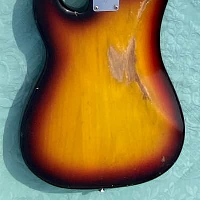 Fender Precision Bass Fretless 1972 - Sunburst - Rosewood Fingerboard image 8