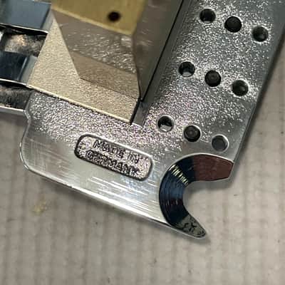 2000's Schaller Made in Germany Chrome Original Floyd Rose Tremolo Bridge & Arm Set, Brass Block image 13