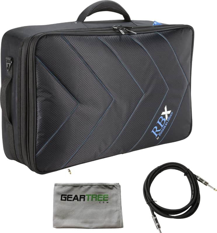 Reunion Blues RBXPB-2414 RBX Pedalboard Gear Case, 24" x 14" w/ Cloth and Cable image 1