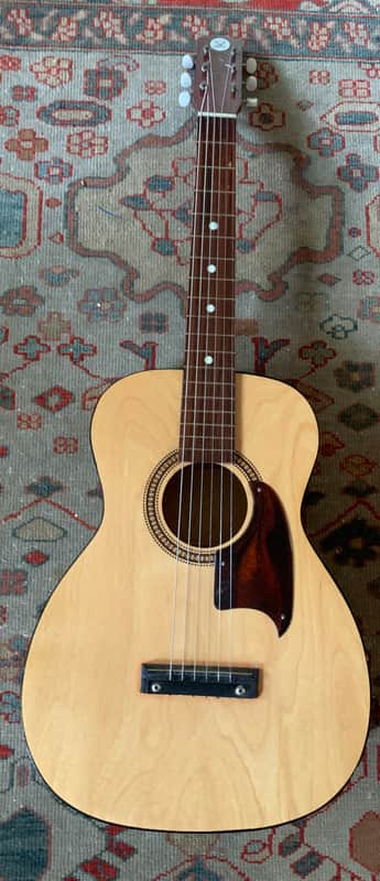 Vintage 1960s-70s 319 Harmony Atomic Logo Parlor Guitar OM Minty PLAYER ! image 1