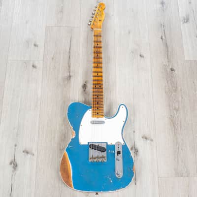 Mint Fender Custom Shop 1965 Telecaster Custom Heavy Relic Guitar, Lake Placid Blue image 3