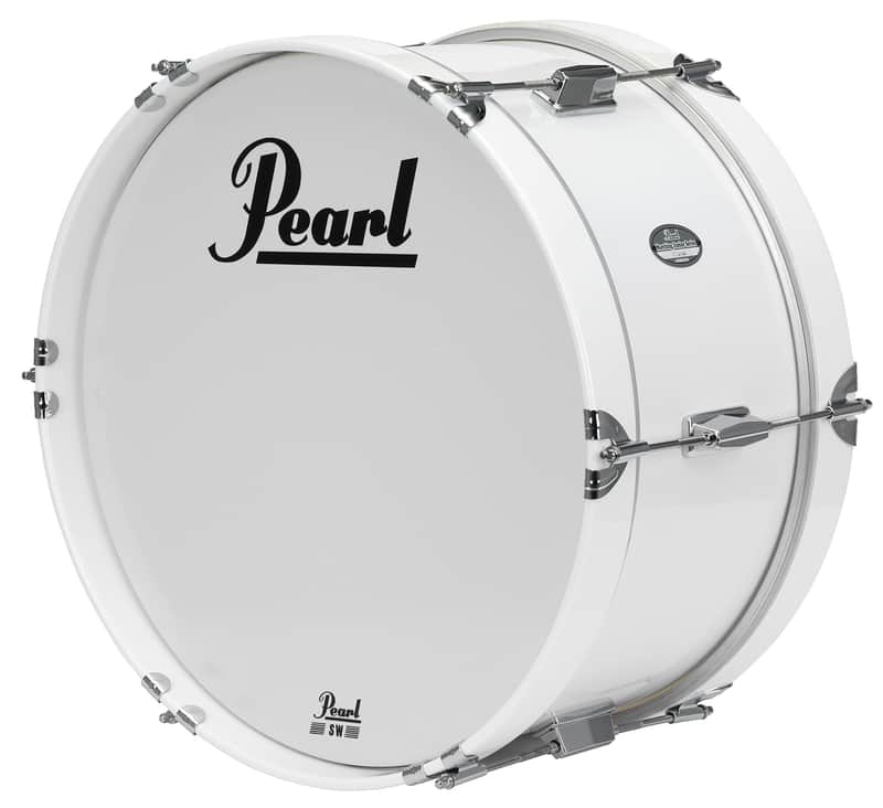 Pearl MJB1808/CXN33 18"x8" Junior Marching Bass Drum and Carrier image 1
