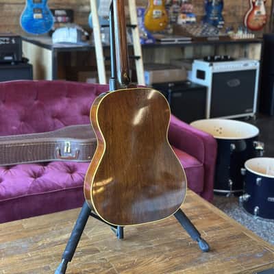 1963 Gibson LG-1 Acoustic Guitar w/ New Rosewood Bridge, Original Case, New Bone Nut & Saddle image 9