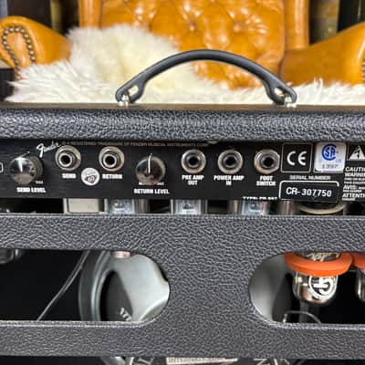2006 Fender Super Sonic 1x12 Combo Made In USA 60 Watt Tube Guitar Combo Amplifier W/ Original Footswitch & Mesa Boogie Black Shadow Speaker! image 9