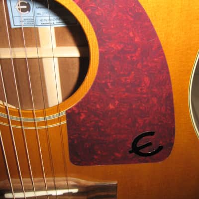 Epiphone Masterbilt Tribute Texan FT79 Acoustic/Electric Guitar~2000 ~ w/Hard Case~Excellent~Fishman image 5