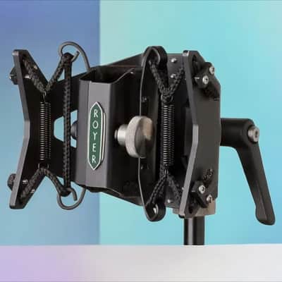 Royer Labs R-121 Matched Pair Ribbon Microphone Bundle with Two RSM-SS1 Sling-Shock Shockmounts image 4