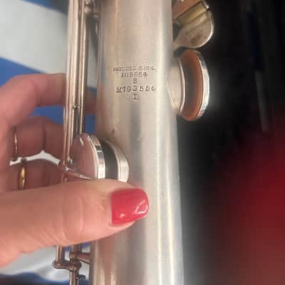 G. C. Conn New Wonder Series II 1927 Silver Immaculate silver plate . Fully serviced and regulated . Best sound image 9