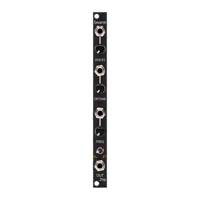 2hp Swarm Hypersaw + Pulsewave Oscillator (Black)