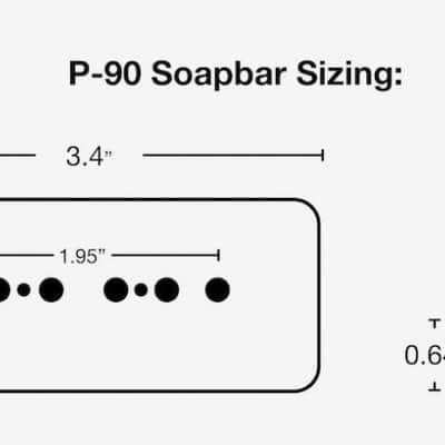 Pair of Lindy Fralin BLACK P90 Soapbar Pickup Covers with 2 Orange Drop 716P (.022) image 2