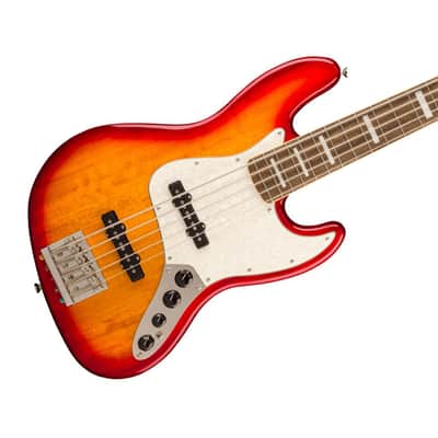 Squier Classic Vibe Active '70s Jazz Bass V 5-String Bass - Sienna Sunburst image 2