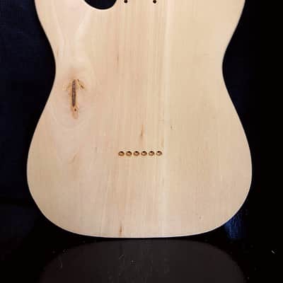 Guitar Mill T-Style Esquire Body / 2 pc. Ultra Light Basswood / 3 lbs. 3 oz. / Paint Grade (#GIN-3996) image 2