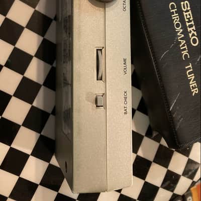 Seiko Japan Chromatic 80s ish Tuner speaker out for tones option 7 octaves image 2