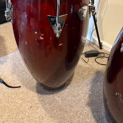 Latin Percussion Classic model wood 90s - Wine red/burgundy image 6
