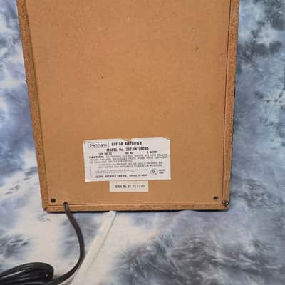 Vintage 1960's Sears and Roebuck Model 257.14180700 Solid State Guitar Harp Amp 5 Watts Works Great! Loud! image 2