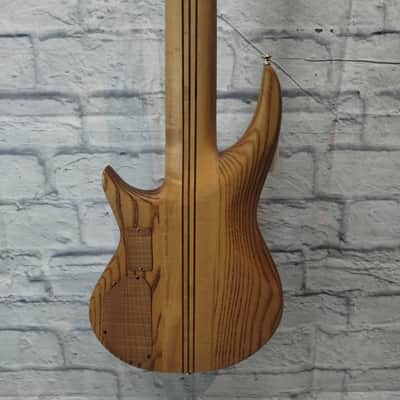 Custom Made Through Neck 6 String Bass Guitar image 8