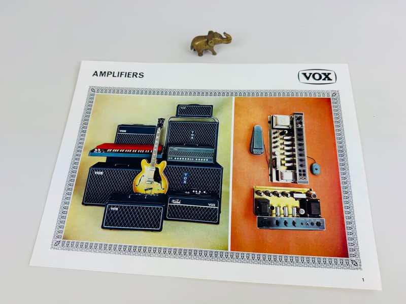 Vox Amplifiers Flyer 1968 image 1