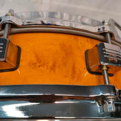 Original TAMA AW544BM Piccolo Snare 14x4" Bird's Eye Maple DieCastHoops NOS Vintage RARE image 10