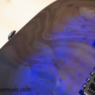 Schecter Omen Elite-7 - See-Thru Blue Burst image 14