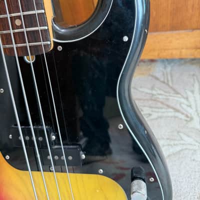 1975 Fender Precision Bass- Sunburst Plays and sounds great! image 16