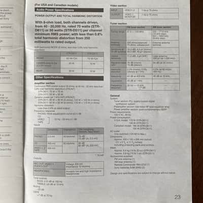 Sony STR-D611 + CDP-C235 image 9