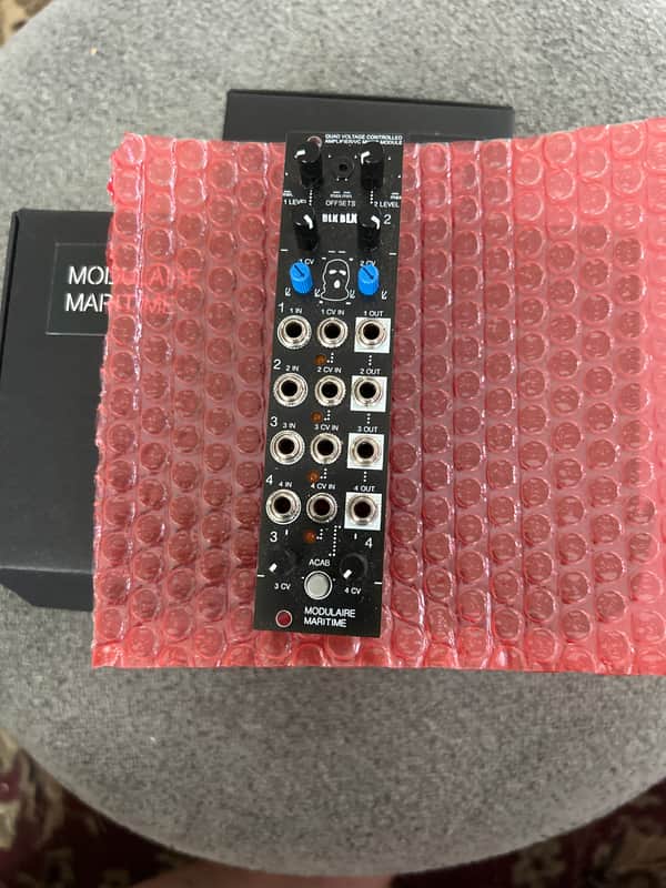 Modulaire Maritime BLK BLX Quad VCA + Mixer - Black image 1