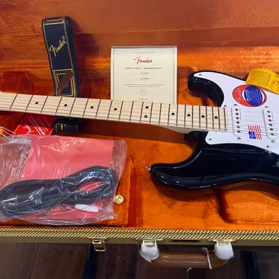 Fender Eric Clapton Artist Series Stratocaster Vintage Noiseless Pickups Black #US22089305 8lbs, 1oz image 2