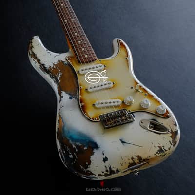 Fender Stratocaster Olympic White Heavy Aged Relic image 1