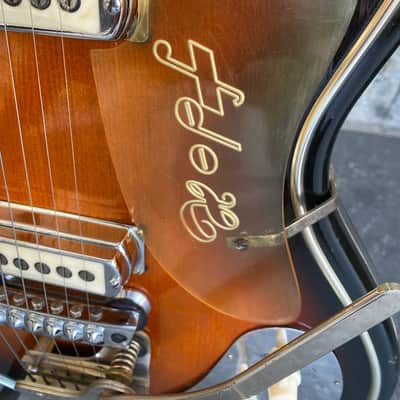 1960s Hopf Saturn 63 - Brownburst - Museum Condition - 100% Original w/ Tremolo & Demo Video image 10