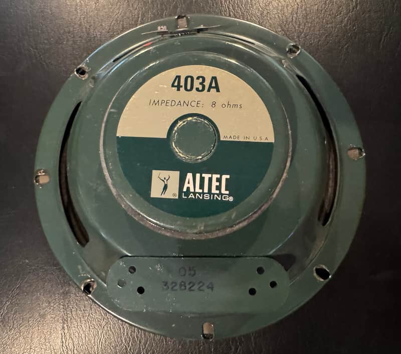 Altec Lansing 403A Vintage 8" 8-ohm Ceramic Speaker Supro 1606 Super 1605R Upgrade image 1