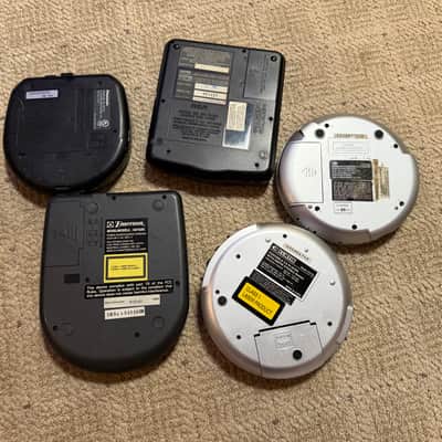 Lot of 5 AS IS Defective Portable Cassette & CD Players Walkman Panasonic Rare image 3