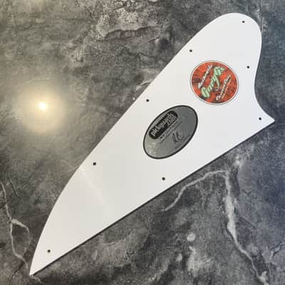 3 Ply White Pickguard for Gibson Thunderbird Bass 1998-2024 with Bicentennial Red & Blue Decal image 7