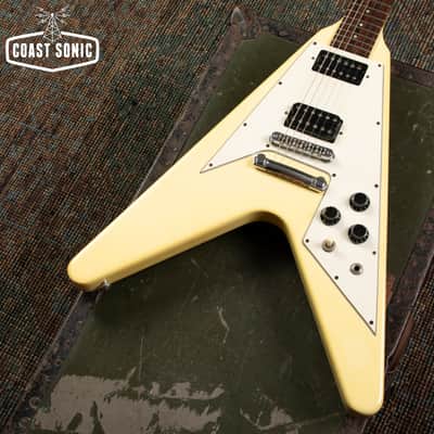 1993 Gibson Flying V '67 Reissue Alpine White w/ Case image 7