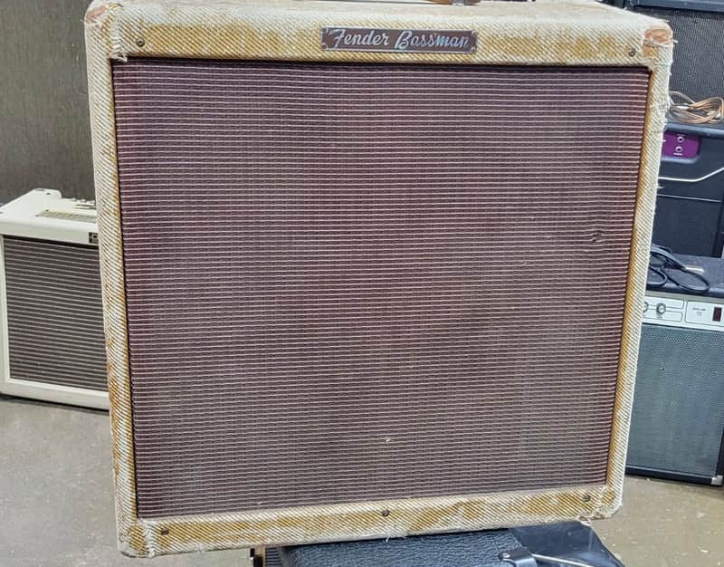 Fender 1955 Tweed 4x10 Bassman amplifier, narrow panel dual rectifier 1955 - Tweed image 1