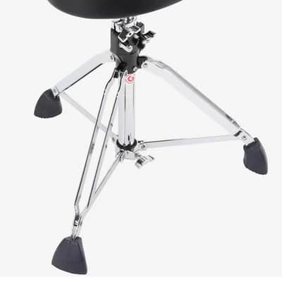 Gibraltar 9608M 9600 Series Pro Moto-Style Drum Throne - Black/Chrome image 6