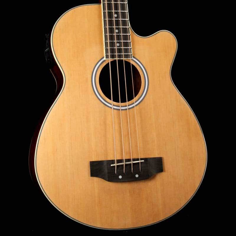 Washburn AB5K Spruce Top Mahogany Neck 4-String Acoustic Bass Guitar w/Gig Bag image 1
