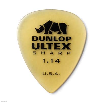 DUNLOP 433P1.14 Ultex Sharp 1.14 (6) Pick Pack image 1