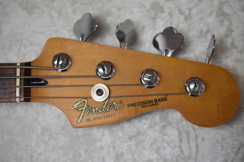 Fender Standard Precision Bass 1996 Black MIM | Reverb