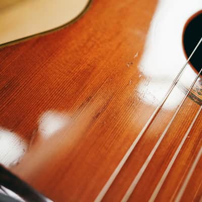 1970s Ryoji Matsuoka M40 – Handcrafted in Japan| Solid Top | Low Action | Vintage Classical Tone image 9