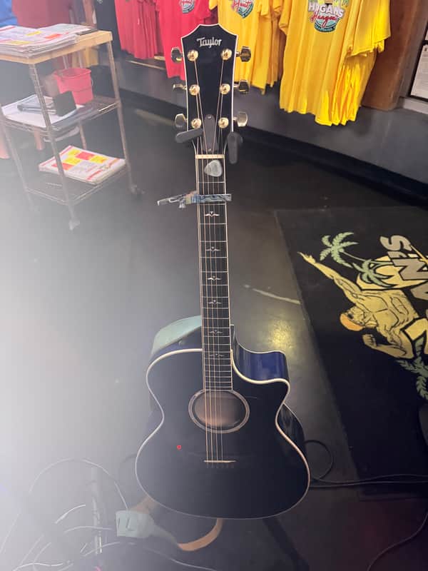 Taylor 614ce pacific blue acoustic-electric guitar 2005