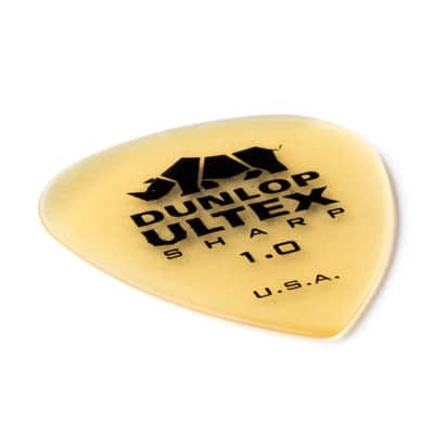 Dunlop 433P1.0 Ultex® Sharp Guitar Picks Six (6) Picks image 3