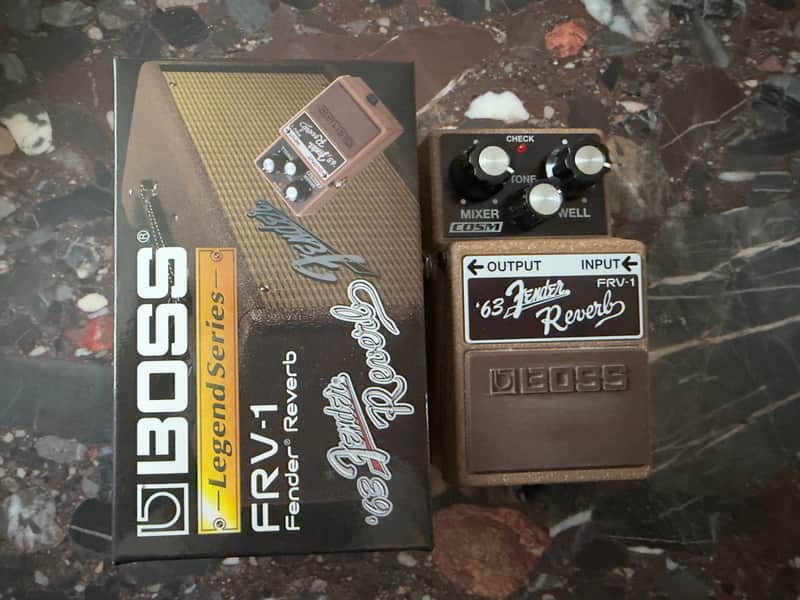 Boss FRV-1 '63 Fender Reverb 2016 - Brown image 1
