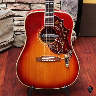 1963 Gibson Hummingbird, Rare flamed Maple back & sides image 1