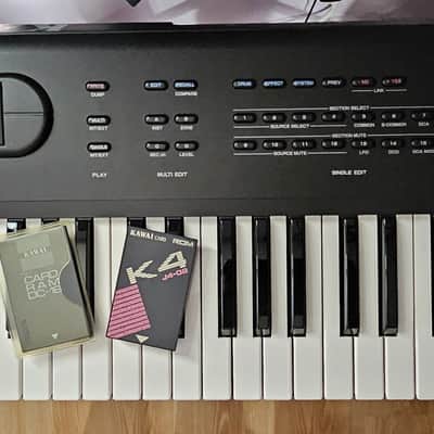 Kawai K4 with RAM & ROM cards