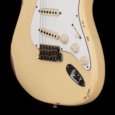 Fender Custom Shop Empire 59 Transition Stratocaster Relic - Aged Vintage White #19335 image 7