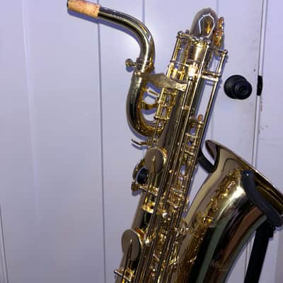 Mendini by Cecilio Semi-Pro Baritone Saxophone 2023 - Gold Lacquer image 10