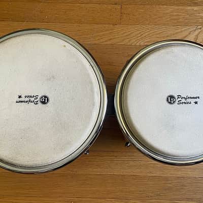LP Performer Series Bongos - Blue Fade, including stand [See Video] image 5