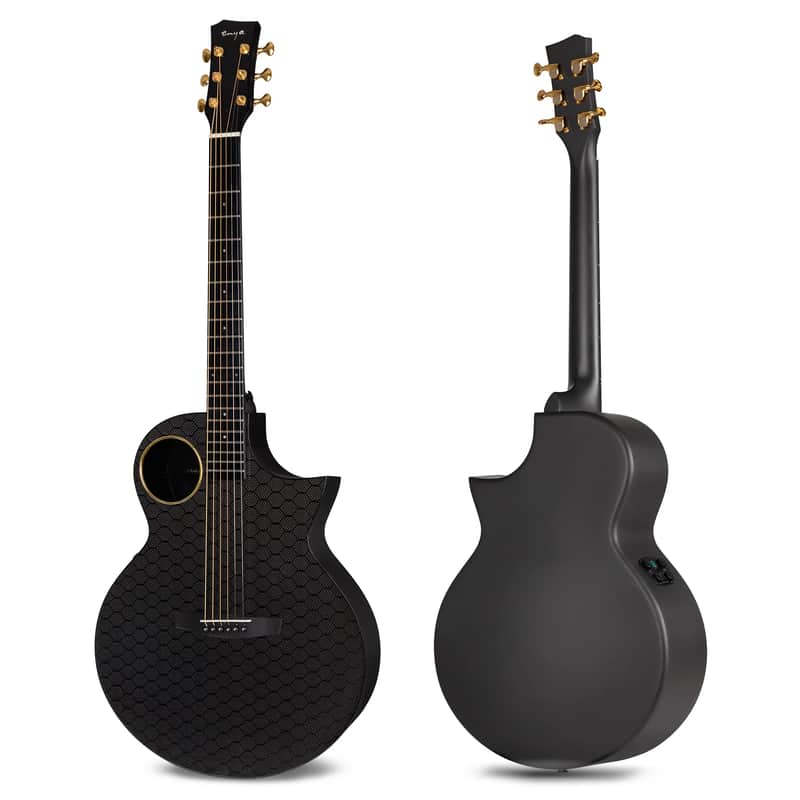 Enya X4 Pro Carbon Fiber Acoustic Guitar with Effects image 1