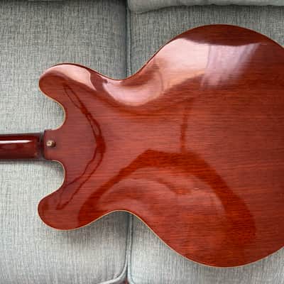 Extremely Rare: Hondo II Professional Japan H-1060 Semi-hollow 1981 - Wine image 10